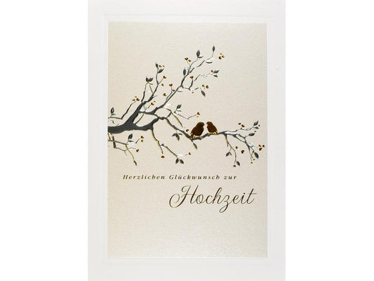 ABC Faire-part de mariage Oiseaux A5
