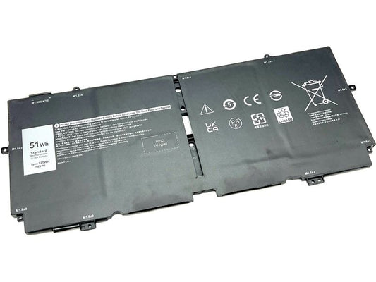 Vistaport Batterie pour DELL XPS 13 7390 2in1/7390 2in1