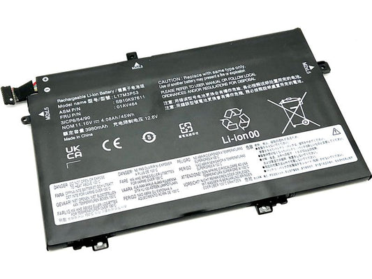 Vistaport Batterie pour Lenovo Thinkpad L14/L15/L480/L490/L580/L590