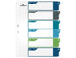DURABLE Registre A4+, 1-6, 5 couleurs