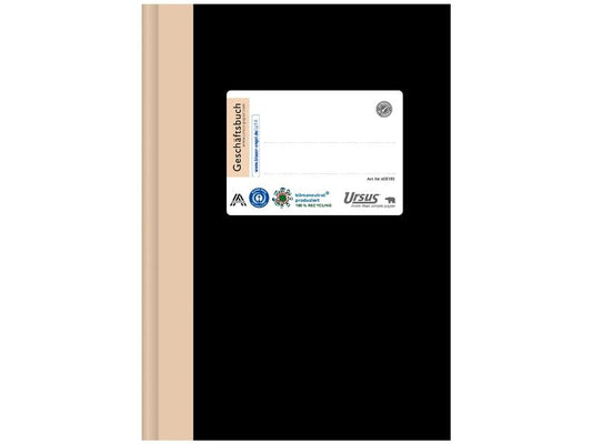 Ursusgreen Bloc-notes Livre de comptes A5, quadrillé