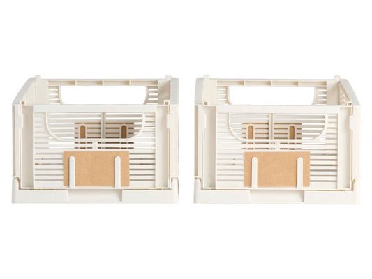 Schou Boîte pliante Deluxe M 2 pièces, Nature