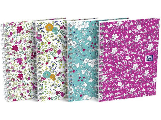 Oxford Bloc-notes GO Floral A6 quadrillé
