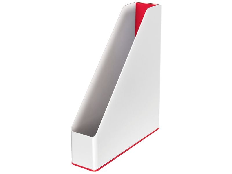 Leitz Porte-revue WOW Duo Colour A4 Rouge/Blanc