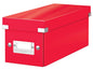 Leitz Boîte d’archivage WOW CD, rouge métallique