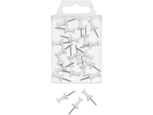 WEDO Punaise 9 mm Blanc, 20 pièces