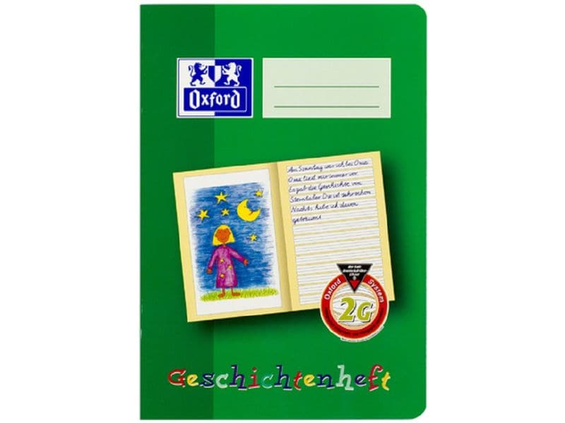 Oxford Cahier d'école A5 ligné, vert
