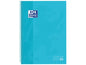 Oxford Bloc-notes School Touch A4+, quadrillé, bleu pastel