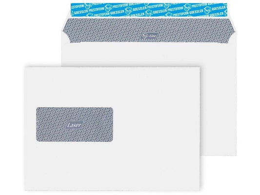 Goessler Enveloppe avec fenêtre G-Line Laser C5, Liens, 500 Pièce/s