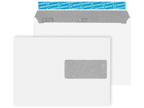 Goessler Enveloppe avec fenêtre G-Line Revivo C5, Droite, 500 Pièce/s