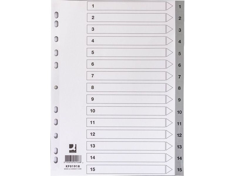 CONNECT Registre A4, 1-15