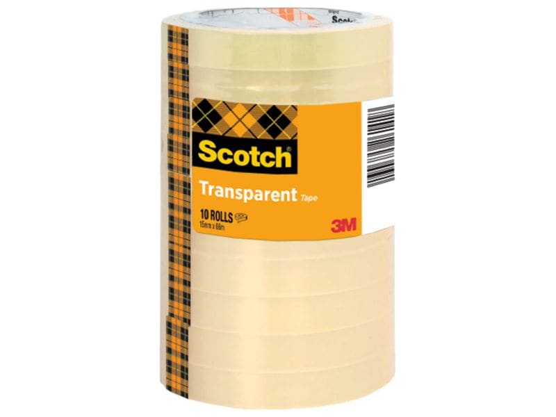 Scotch Ruban adhésif 508, 15 mm x 66 m, 10 rouleaux