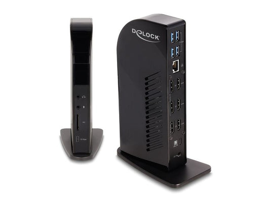 Delock Station d'accueil USB Type-C Triple Display 4K PD 96 W