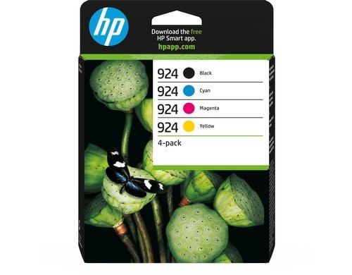 HP Kombipack Nr. 924 (6C3Z1NE) Schwarz/Cyan/Magenta/Gelb