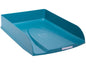 Exacompta Corbeille à courier Skandi Styli A4+ Bleu Pacifique