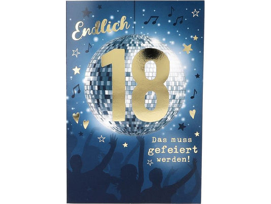 Depesche Carte musicale mobile Anniversaire, majorité