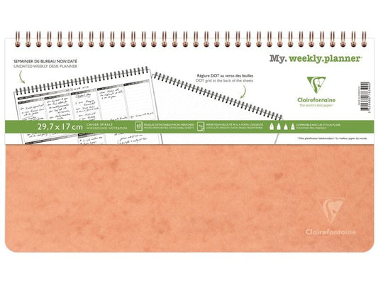 Clairefontaine Agenda settimanale Age Bag My Weekly Tabac
