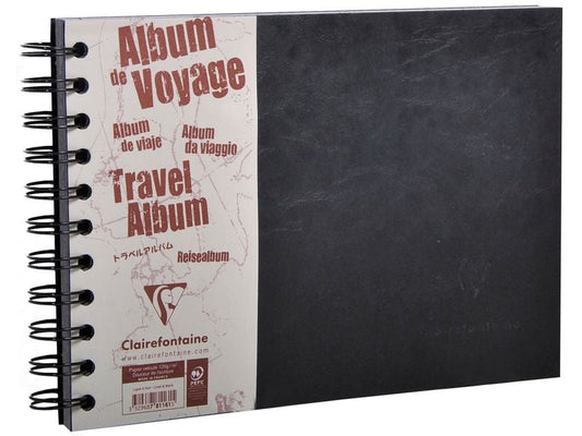 Clairefontaine Album photo AgeBag A5 horizontal, 40 feuilles, noir
