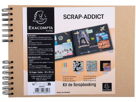 Exacompta Album créatif Kit de force Scrap-Addict