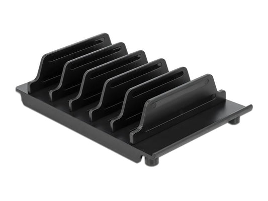 Delock Support pour 6 tablettes ou smartphones Noir
