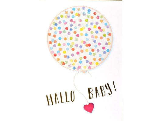 ABC Carte de félicitations Bonjour bébé B6