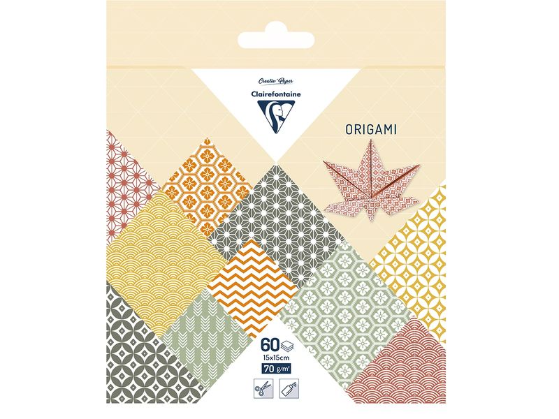 Clairefontaine Papier de bricolage Papier origami Automne, 60 feuilles