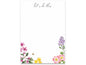 Grätz Carnet de notes ToDo Prairie fleurie A6, Pois, Blanc