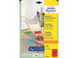 Avery Zweckform Étiquettes universelles 63.5 x 33.9 mm, 20 feuille, rouge