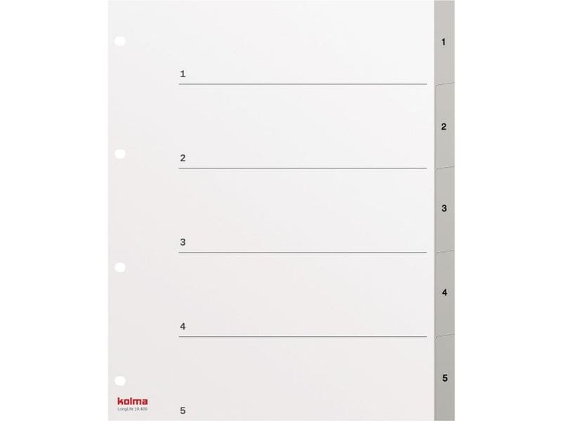 Kolma Registre A4 XL LongLife 1-5