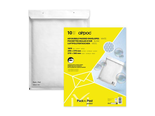 office focus Pochette rembourrée à bulles d’air Office Focus 270 x 360 mm, 100 pièces