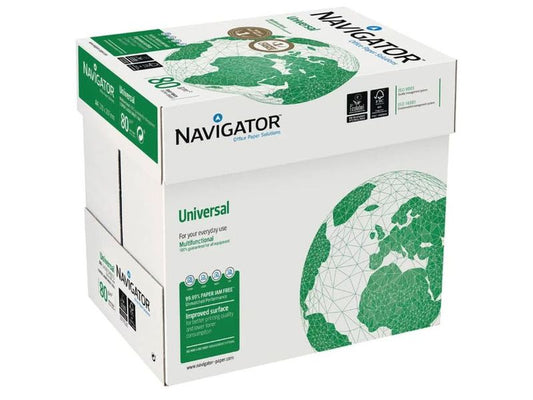 Fischer Papier Papier pour photocopie Papier Navigator A4 80 g/m² , 2500 pièces