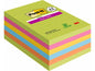 Post-it Fiche de bloc-notes Super Sticky, multicolore, 6 blocs