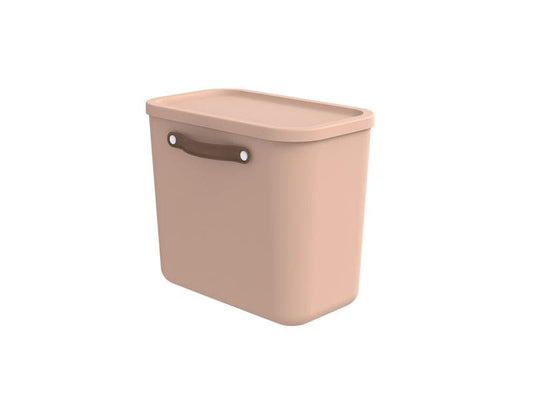 Rotho Boîte de rangement Maloja 25 l, Meadow Rose