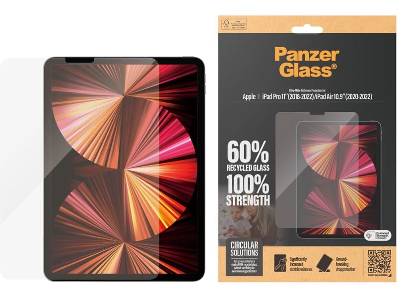 Panzerglass Ultra-Wide Fit iPad Air 10.9 (20-22) & Pro 11 (18-22)