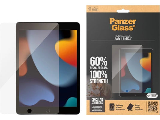 Panzerglass Ultra-Wide Fit iPad 7th - 9th Gen. 10.2"