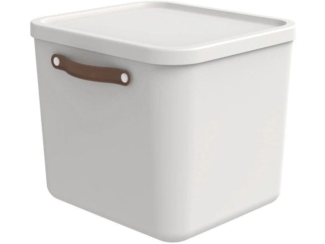 Rotho Boîte de rangement Maloja 40 l, blanc Mistletoe