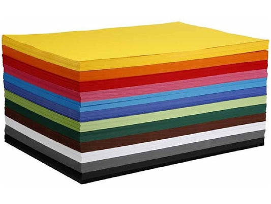 Creativ Company Carton de bricolage A2 multicolore, 180 g/m², 120 feuilles