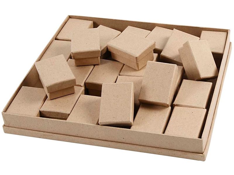 Creativ Company Boîte en carton 5 x 7 x 3.5 cm, 24 pièces