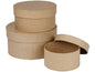 Creativ Company Boîte en carton Rond 3 pièces
