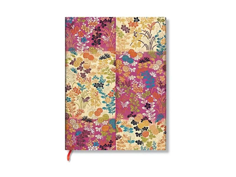 Paperblanks Bloc-notes Kara-ori 9 x 14 cm, À lignes, Rose