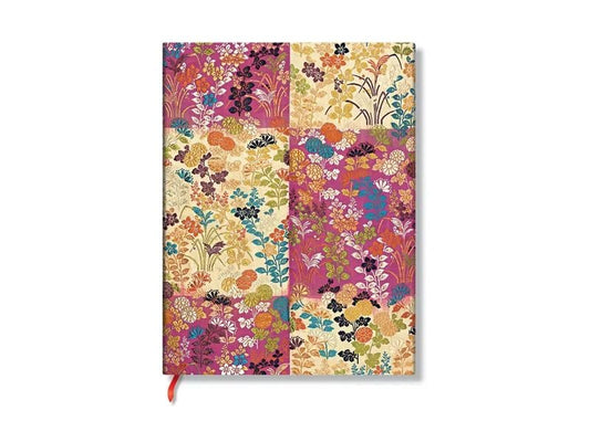 Paperblanks Bloc-notes Kara-ori 9 x 14 cm, À lignes, Rose