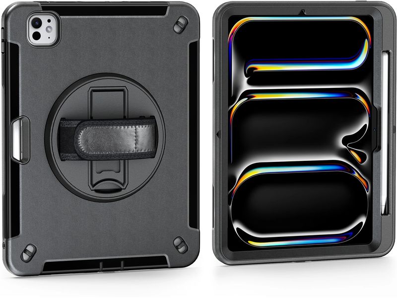4smarts Tablet Back Cover Rugged Case Grip iPad Pro 11" (M4, 2024)