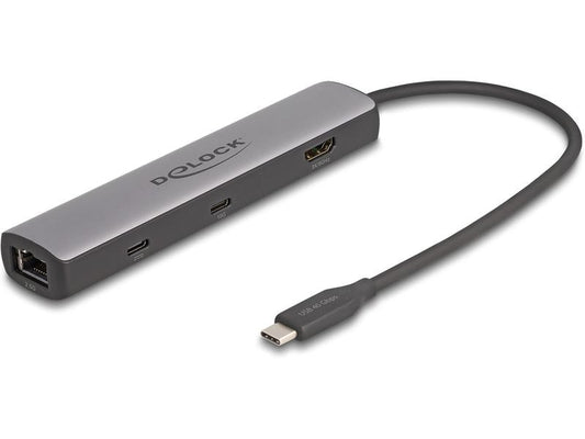 Delock Station d'accueil USB-C HDMI/USB 10 Gbps/2.5 Gigabit LAN/PD 3.0