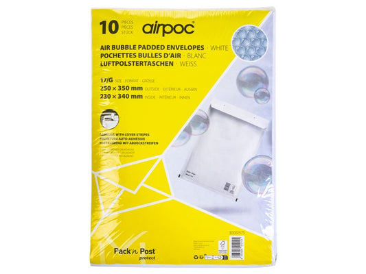 office focus Pochette rembourrée à bulles d’air Office Focus 240 x 340 mm, 10 pièces