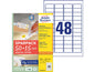 Avery Zweckform Étiquettes universelles L4736REV-65, 45.7 x 21.2 mm, 65 feuille