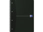 Oxford Carnet de notes Bloc-notes collège Essential, A4 +, À lignes, Noir