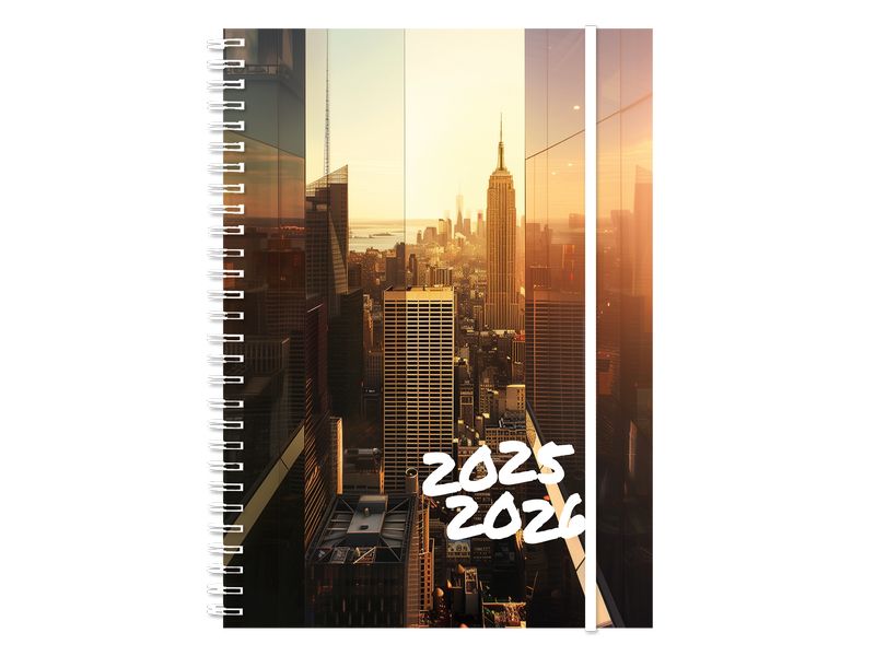 Simplex Emploi du temps scolaire Emotions weekly A5, 2025-2026, High Rise