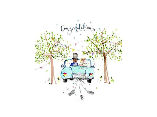 Cart Faire-part de mariage 15 x 15 cm