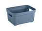 Sigma Home Boîte de rangement 2.5 litres Bleu foncé