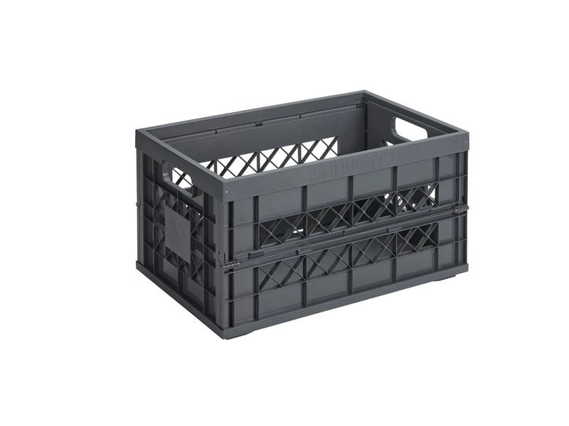 Sigma Home Caisse pliante Heavy Duty Anthracite, Volumes: 45 l